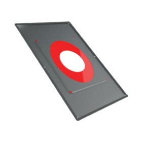 Deckenblende mit Dichtung für Dampfsperrenanbindung 21°-40° - Tecnovis TEC-DW-Classic und TEC-DW-Silver