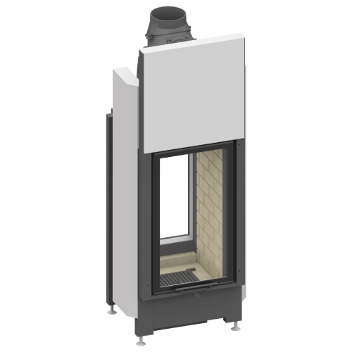 SCHMID Lina TV 45 h/s Kamineinsatz 7 kW Schiebe-/Drehtür Durchsicht
