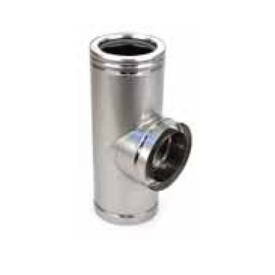 T-Stück 90° - doppelwandig - Schiedel Metaloterm MF T-Stück 90° - doppelwandig - Schiedel Metaloterm MF