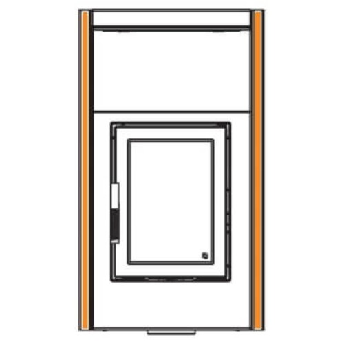 Leda - Anbauleisten (Paar) 30 x 835 mm zur Verbreiterung, Stahl Kaminzubehör Leda - Anbauleisten (Paar) 30 x 835 mm zur Verbreiterung, Stahl Kaminzubehör