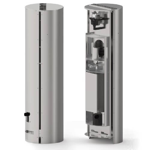 Rauchsauger Exodraft Elektrostatischer Partikelabscheider ESP - Vertikaler auswerfend