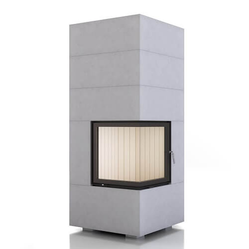 Brunner BSK 01, Eckkamin Kaminbausatz 10 kW Drehtür