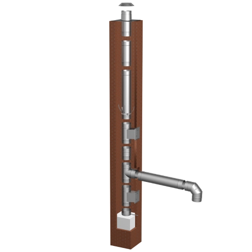 Schornsteinsanierung einwandig Ø 180 mm – Tecnovis TEC-EW-Classic