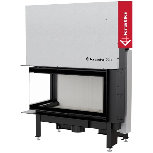 Kratki Nadia 14 Kamineinsatz 14 kW Eckkamin