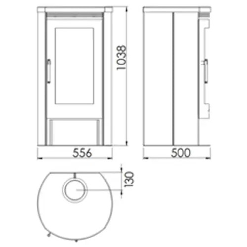 Panadero Baia Soap Kaminofen 8 kW