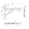 Vorschau: Wandstützen & Querträger Typ II 500 mm, Altkupfer lackiert für Tecnovis TEC-DW-CLASSIC