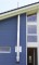 Vorschau: Tecnovis TEC-DW-Classic Schornstein - Blaues Haus mit Dachdurchführung