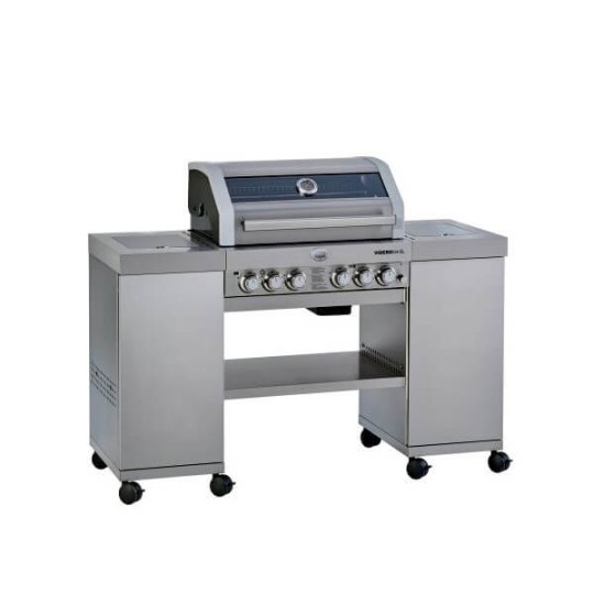 Gasgrill Rösle BBQ-Island Videro G4-SL Edelstahl