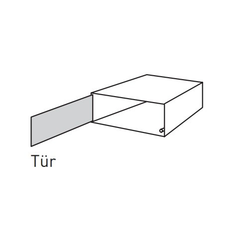 Kaminzubehör Skantherm - Tür aus Stahl für 60,3 cm breite Box