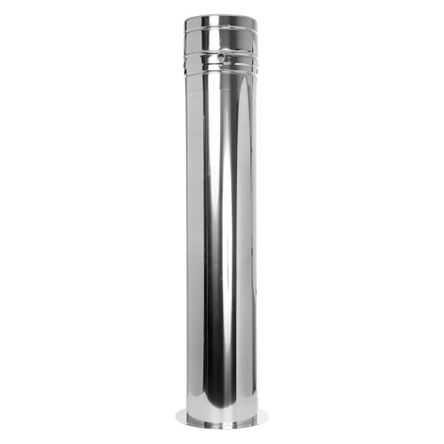 Teleskopstütze 250-1190 mm mit Teleskopkopf, Kondensatablauf seitlich- doppelwandig - Tecnovis TEC-DW-Classic