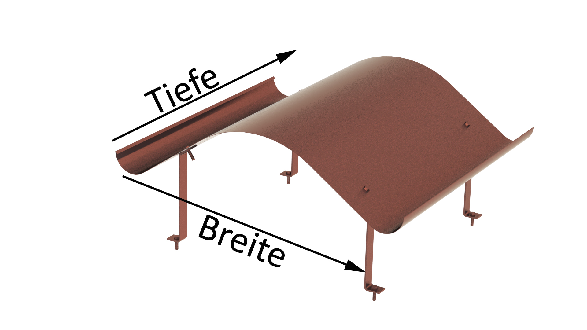 Napoleonhaube / Schornsteinabdeckung aus Kupfer