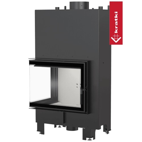 Kratki MBZ PW Kamineinsatz 13 kW Eckkamin wasserführend