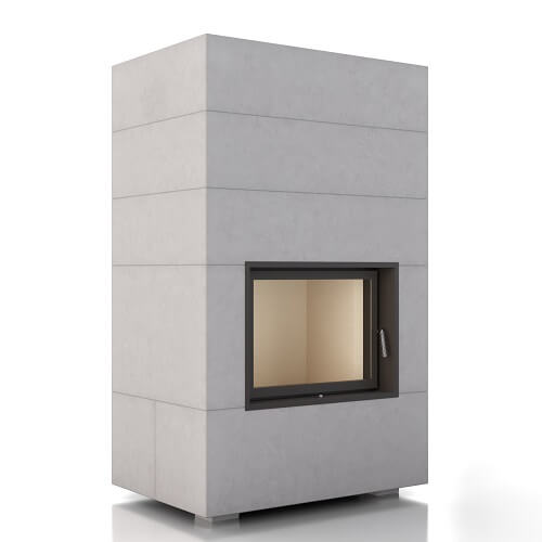 Brunner BSK 08, Stilkamin Kaminbausatz 11 kW Drehtür