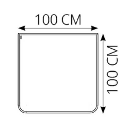 Kaminzubehör Morsoe - Glasunterlegplatten, 6 mm