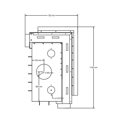 Kamineinsatz A Caminetti Quattro 90 R 14 kW