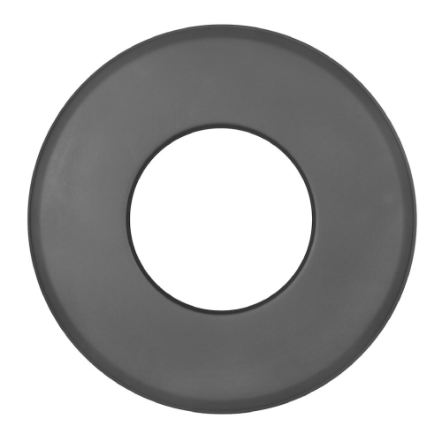Ofenrohr - Wandrosette groß 85 mm schwarz - Tecnovis TEC-Stahl