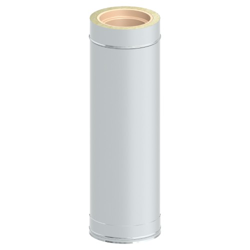 Edelstahlschornstein Bausatz Ø 120 mm - doppelwandig - Tecnovis TEC-Keramik