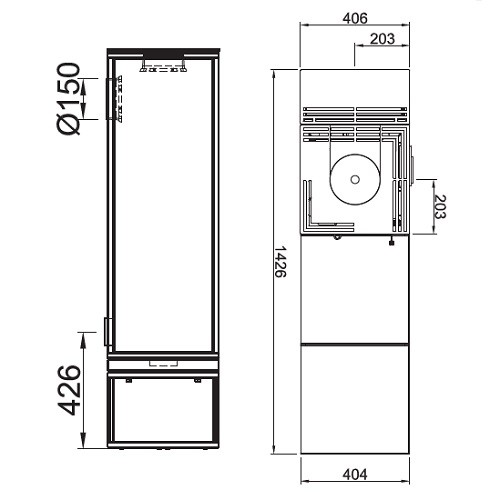 Spartherm Piko Frame Living Kaminofen 5,9 kW