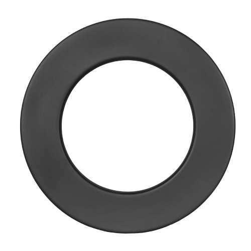 Ofenrohr - doppelwandig - Wandrosette 55 mm schwarz - Tecnovis TEC-Protect
