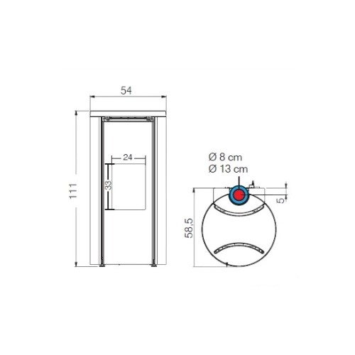 Edilkamin Celia Air Tight C Pelletofen 7,2 kW