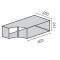 Vorschau: Kaminzubehör Skantherm - Optik Box horizontal 60,3 x 19,7 cm für Elements Rund