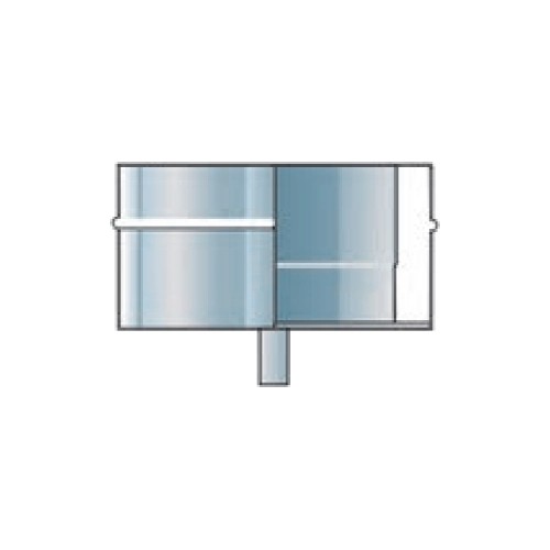 Russtopf mit Ablauf - doppelwandig - Raab DW 25 Optilife Russtopf mit Ablauf - doppelwandig - Raab DW 25 Optilife