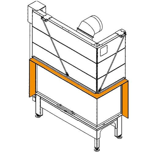 Spartherm - Blendrahmen für Varia 2L-68h Kaminzubehör