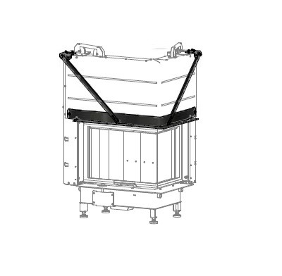 Kaminzubehör Cera Design - Tragrahmen für Kamineinsatz KLR (Traglast max. 250 kg)