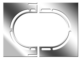 Universalblende hinterlüftet 0° - 45° - doppelwandig - Schräder Future DW Universalblende hinterlüftet 0° - 45° - doppelwandig - Schräder Future DW