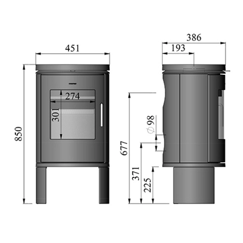 Morsoe 6141 Kaminofen 5,9 kW