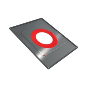 Deckenblende mit Dichtung für Dampfsperrenanbindung 0°-20° - Tecnovis TEC-DW-Classic und TEC-DW-Silver