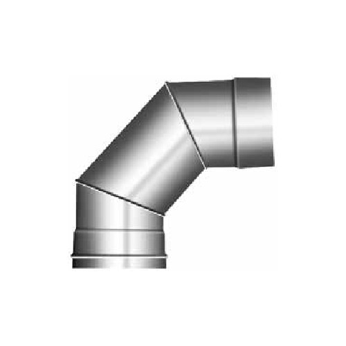 Bogen 0°-90° ohne Reinigung - einwandig - Schräder Future EW