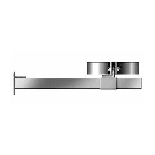 Wandhalter Wandabstand 50 - 250 mm - doppelwandig - Schräder Future line DW