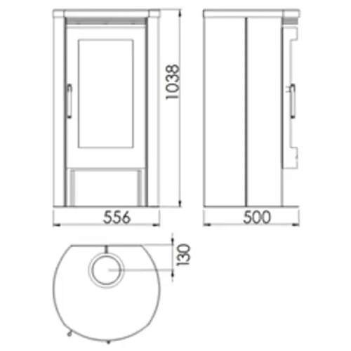 Panadero Baia Soap Kaminofen 8 kW