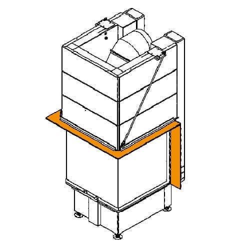 Spartherm - Blendrahmen für Arte U-70h Kaminzubehör