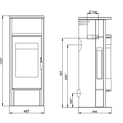 Wodtke Lucky Kaminofen 5 kW
