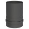 Vorschau: Pelletofenrohr - Kesselanschluss mit Doppelmuffe schwarz lackiert - Tecnovis TEC-Pellet