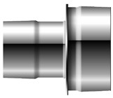 Übergangsstück DW/EW - doppelwandig - Schräder Future DW