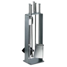 Lienbacher - Kaminbesteck 4-teilig aus Edelstahl Kaminzubehör