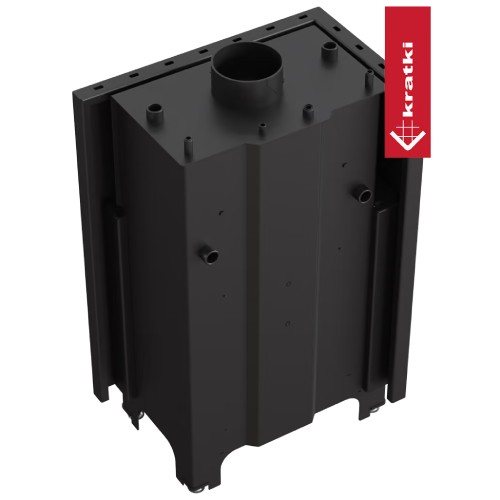 Kratki MBM PW Kamineinsatz 12 kW Eckkamin wasserführend