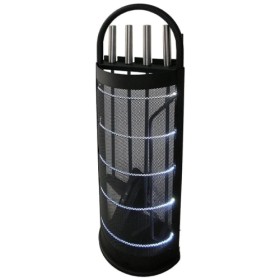 Lienbacher - LED-Kaminbesteck 4-teilig, Schwarz Kaminzubehör