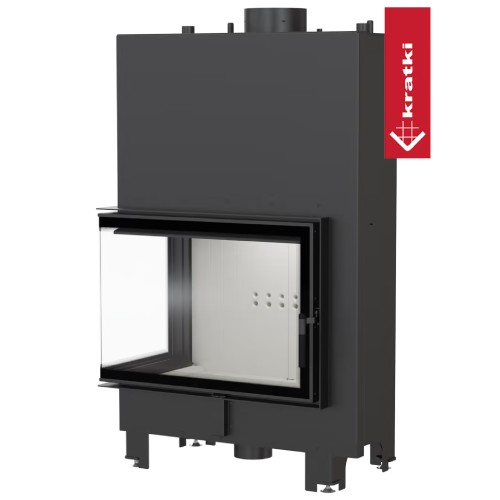 Kratki MBA PW Kamineinsatz 17 kW Eckkamin wasserführend