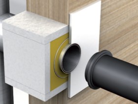 Wanddurchführung kürzbar für Wandstärken bis 360 mm - Poll