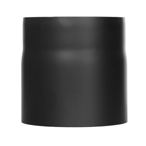 Ofenrohr - Längenelement 150 mm schwarz - Tecnovis TEC-Stahl