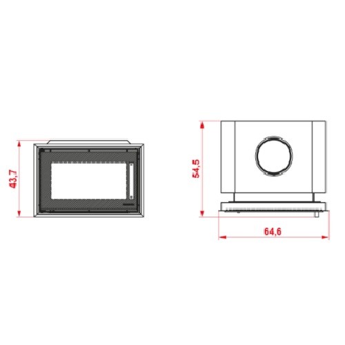 Kamineinsatz Palazzetti Ecoforno Glass