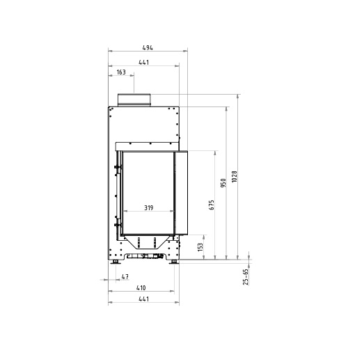 Schmid Ekko G L 100(34)51 Gaskamin