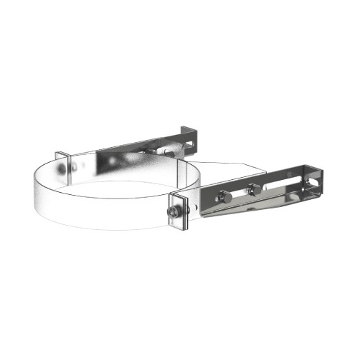 Verlängerungsrohr für statischen Wandhalter 180 mm - doppelwandig - Reuter DW-Systeme