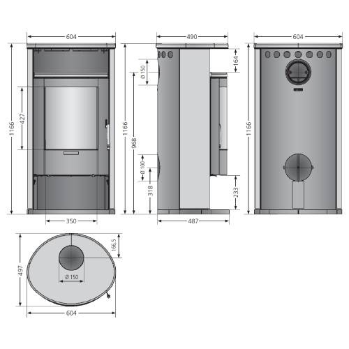Justus Island 7 Kaminofen 6,5 kW