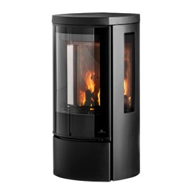 Jydepejsen Cozy Modern Low Seitenglas Kaminofen 8 kW