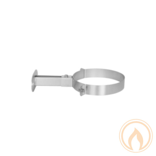 Wandhalter verstellbar 50 - 90 mm - doppelwandig - EKA-Edelstahlkamine Complex D